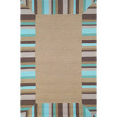Lido Beach Comber Turquoise Rug