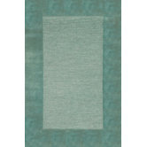 Madrid Blue Border Rug
