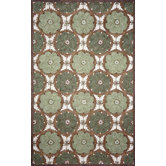 Ravella Lakai Circles Green Indoor / Outdoor Rug