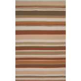 Rain Parchment/Cappuccino/Khaki Stripe Rug
