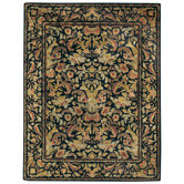 Garden Farms Black Floral Rug