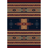 Manhattan Phoenix Navy/Tan Rug