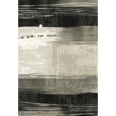 Infinity Silver/Black Rug