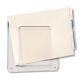 Deflect-O Wall Mount File & Chart Holder, Clear