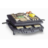 1450W Raclette in Schwarz