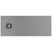 6 x 15cm Klingelplatte 1-fach