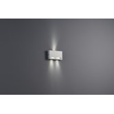 LED Wandleuchte Stig in Nickel matt