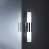 2-fl. Wandleuchte "Finja" in Chrom