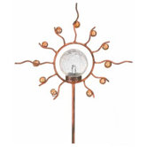 31cm LED Spie&szlig;leuchte "Sonne" in Rost