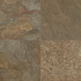 Alterna Reserve 16" x 16" Moselle Valley Vinyl Tile in Forest Green/Copper