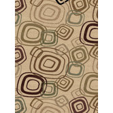 Encore Lucky Squares Cream Rug