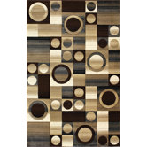 Pinnacle Contours Brown Multi Rug