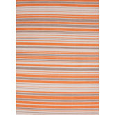 Pura Vida Orange Stripe Rug