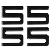 S Hooks, Black