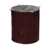 Verona Series Racetrack Conference Table Base in Mahogany Finish