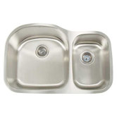 Manhattan Double Bowl and Small Side Rectangular Undermount Kitchen Sink