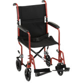 19" Steel Transport Chair
