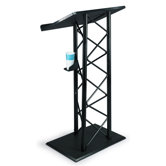 Truss Lectern in Black Anodized