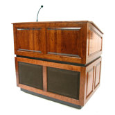 Ambassador Lectern in Natural Walnut