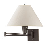 Swing Arm Wall Lamp in Dark Bronze