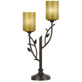 Hana Iron Table Lamp In Rust