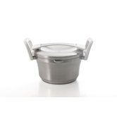 Auriga Stainless Steel Round Casserole with Lid