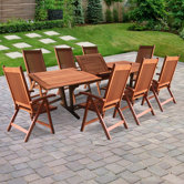 Vifah 9 Piece Dining Set
