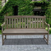 Renaissance Wood Garden Bench