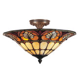 Dylan Tiffany 3 Light Flush Mount