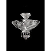 Grove Park-Court 3 Light Semi Flush Mount