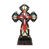 Tiffany Cross 2 Light Accent Lamp
