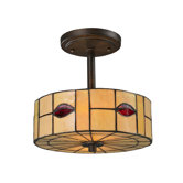 Fantom Leaf 1 Light Semi-Flush Mount