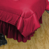 NCAA Polyester Jersey Bedskirt