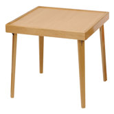 Children's Wood Folding Table in Natural