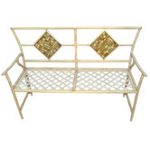 Hathaway Metal Garden Bench