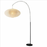Eclipse Floor Lamp in Black Chrome