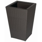 Vista Resin Wicker Square Planter