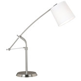 Reeler  Table Lamp in Brushed Steel