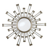 Cameron Wall Mirror in Silver