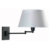 Simplicity One Light Swing Arm Wall Lamp