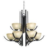 Cypress 9 Light Chandelier
