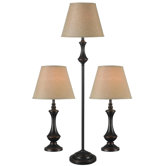 3 Piece Genie Lamp Set