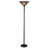 Riverside 1 Light Torchiere Floor Lamp