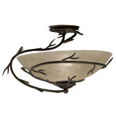 Twigs 3 Light Semi Flush Mount or Ceiling Fan Ligh