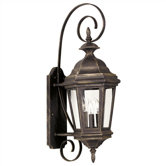 Estate  Medium Wall Lantern in Antique Patina
