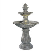 Cast Stone Venetian Floor Outdoor Fountain