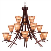 Wright 15 Light Chandelier