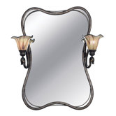 Inverness Vanity Mirror in Tuscan Silver