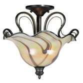 Inverness 2 Light Semi Flush Mount