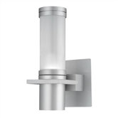Cilindro  Outdoor Wall Sconce in Silver